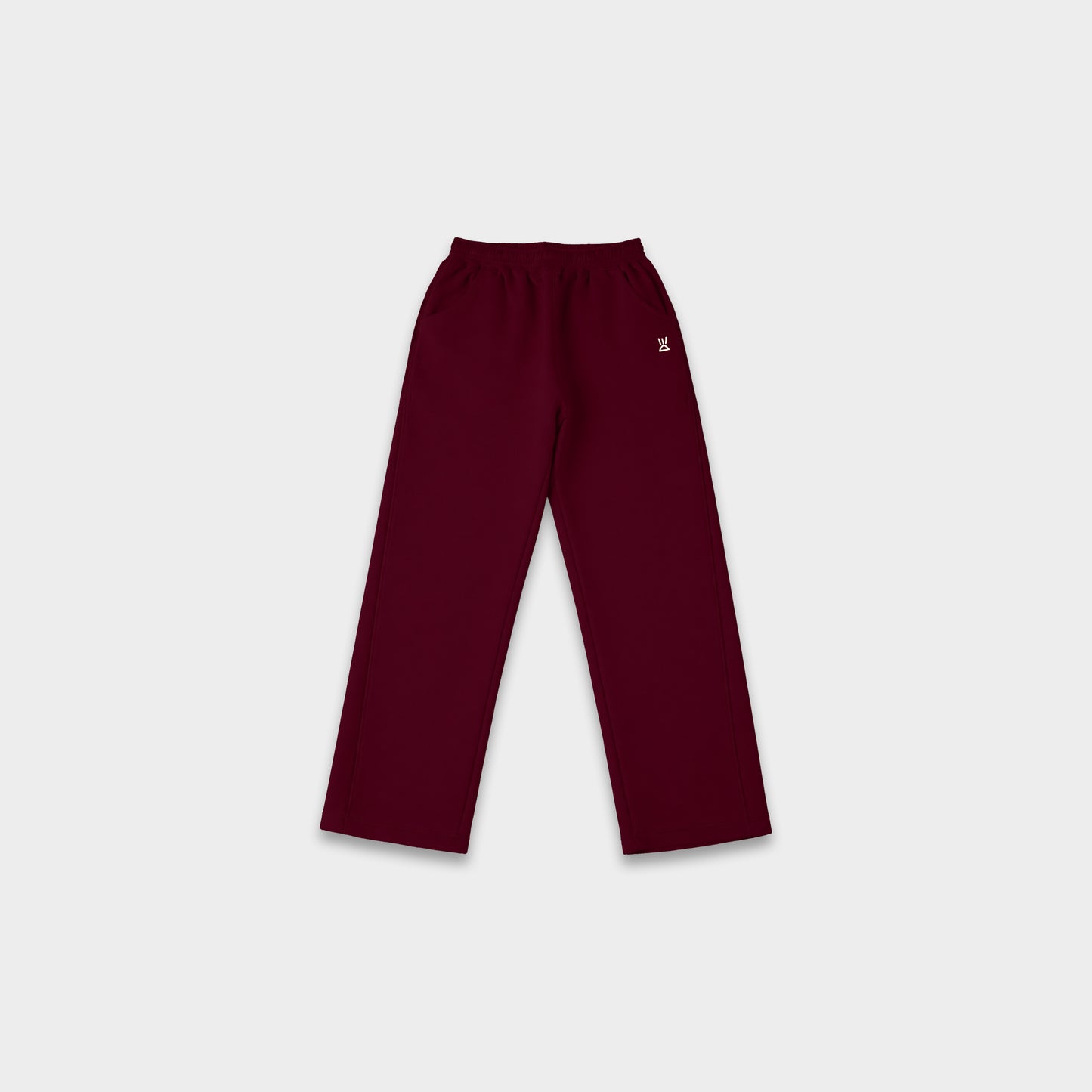 Burgundy sweat pants