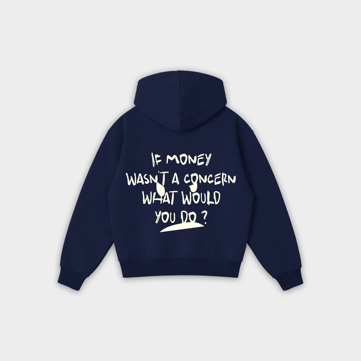 Navy blue hoodie