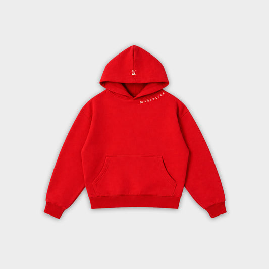 Red hoodie