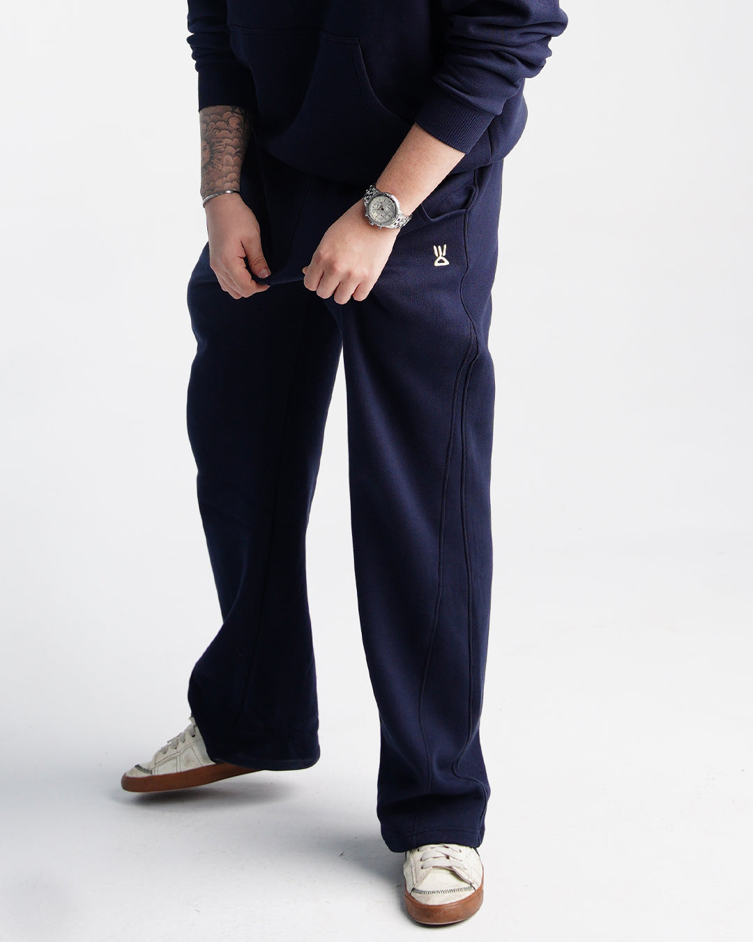 Navy sweat pants