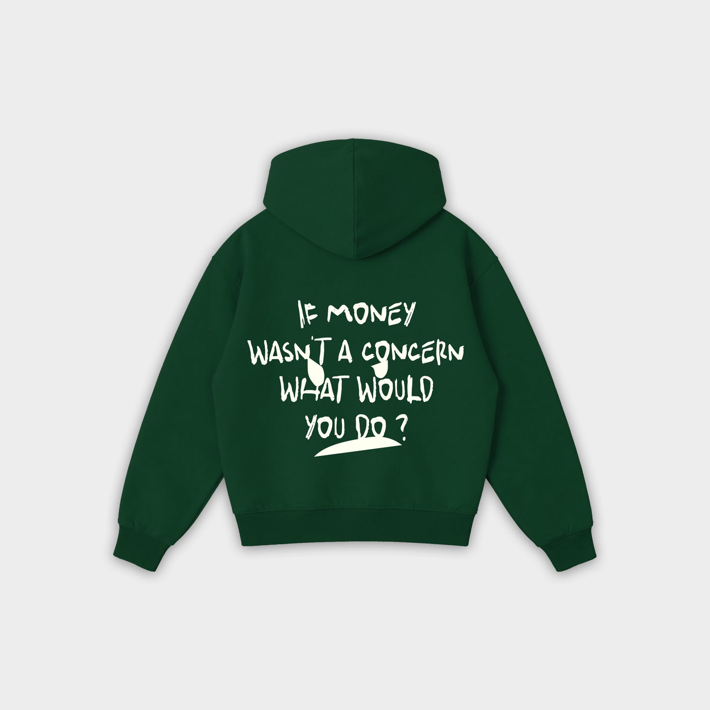 Green void hoodie